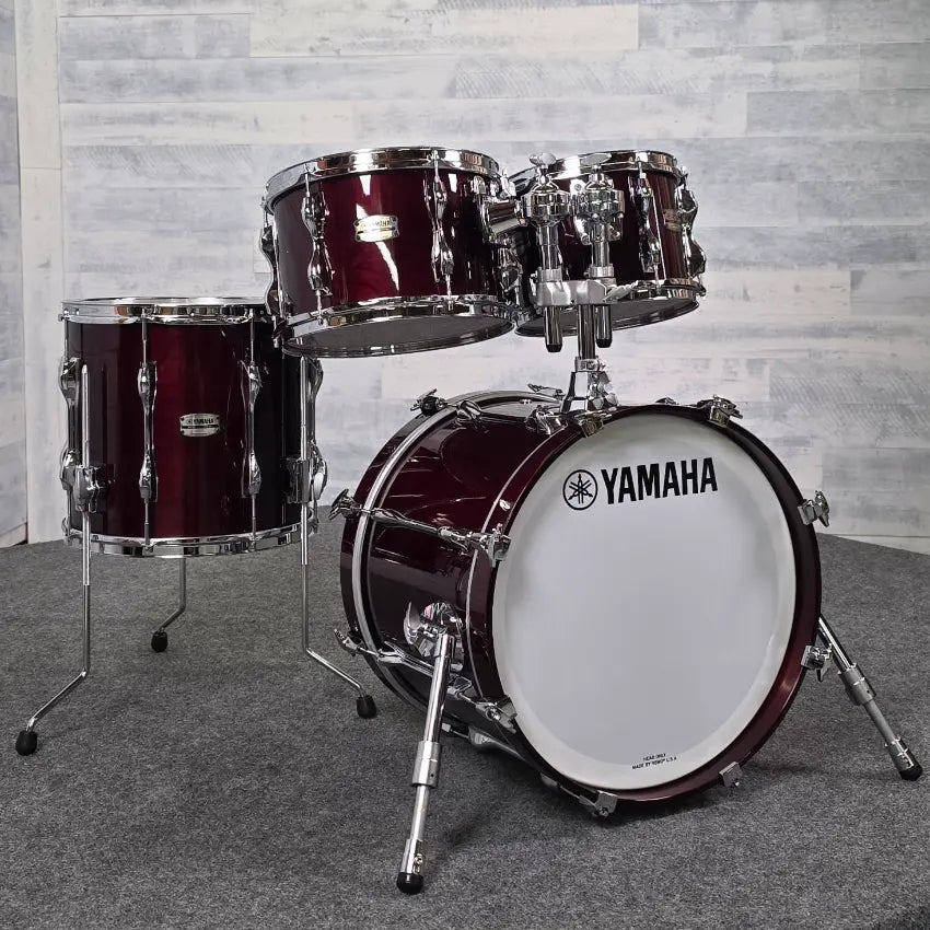 Used Yamaha Recording Custom 4pc Jazz Drum Set Classic Walnut - Good - Drum Center Of Portsmouth