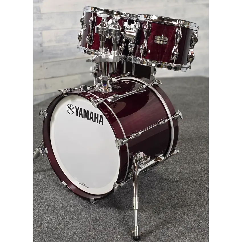 Used Yamaha Recording Custom 4pc Jazz Drum Set Classic Walnut - Good - Drum Center Of Portsmouth