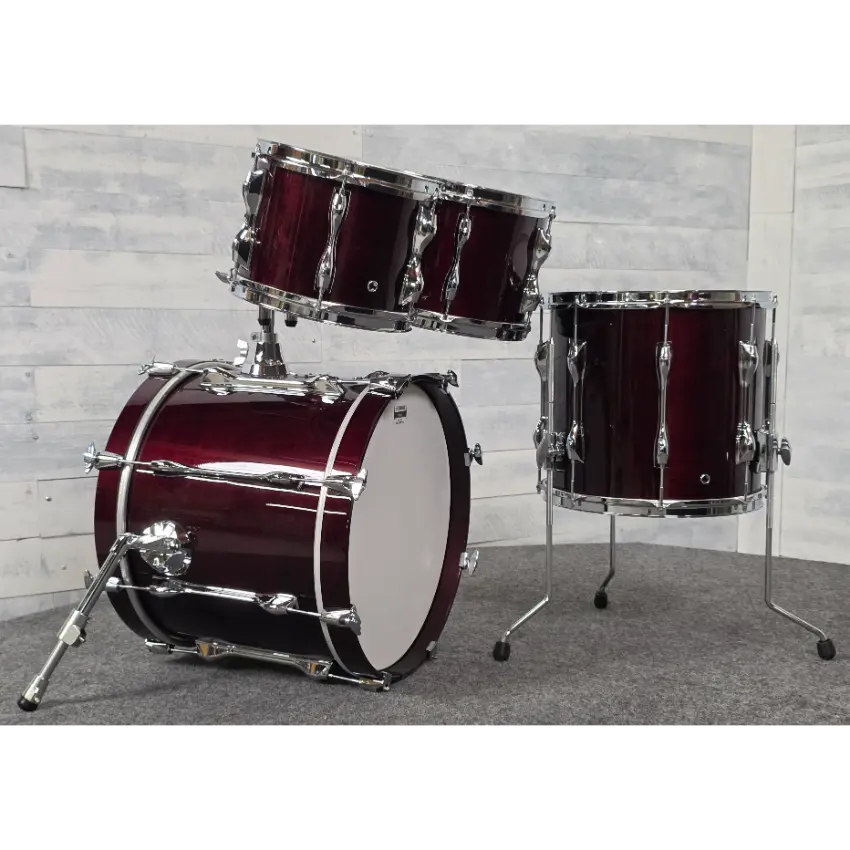 Used Yamaha Recording Custom 4pc Jazz Drum Set Classic Walnut - Good - Drum Center Of Portsmouth
