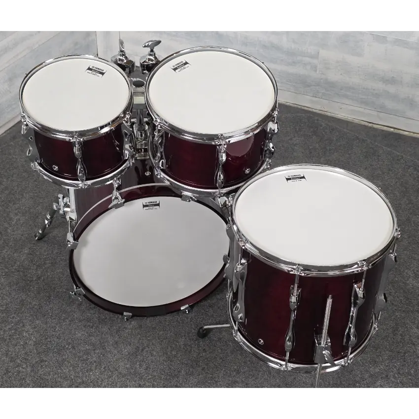 Used Yamaha Recording Custom 4pc Jazz Drum Set Classic Walnut - Good - Drum Center Of Portsmouth
