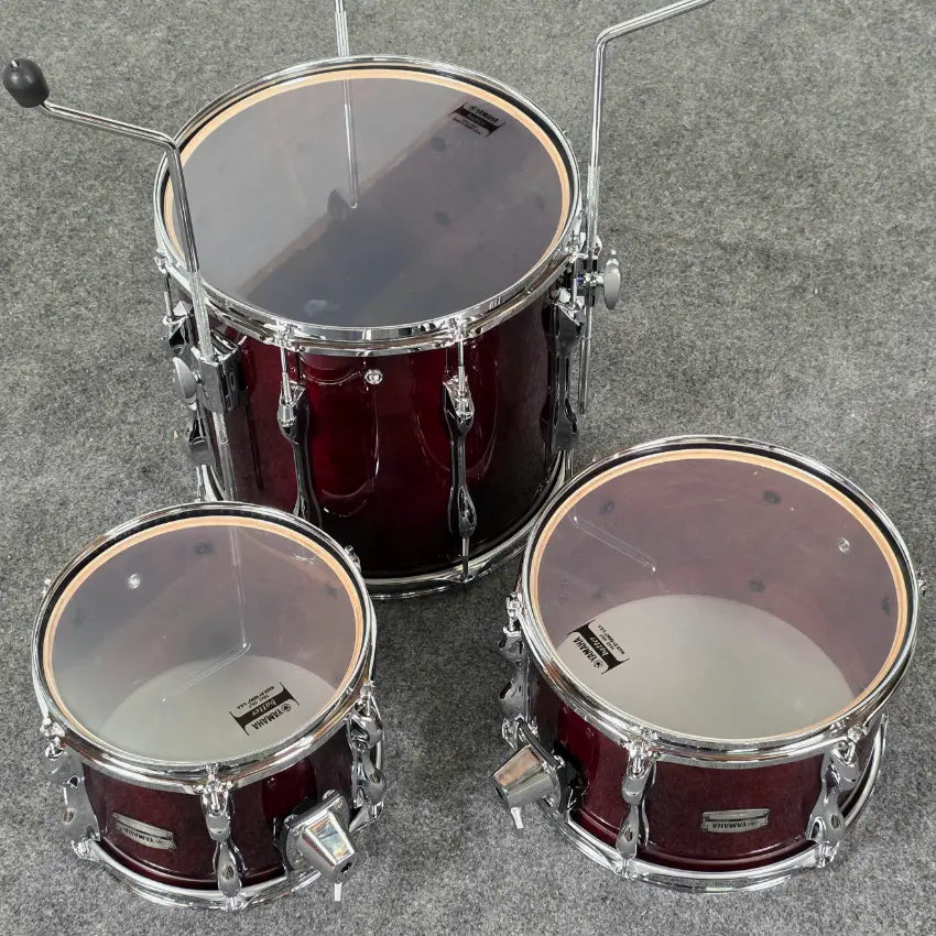 Used Yamaha Recording Custom 4pc Jazz Drum Set Classic Walnut - Good - Drum Center Of Portsmouth