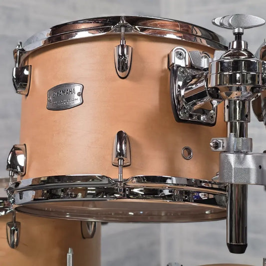Used Yamaha Tour Custom Maple 4pc Drum Set w/20BD Butterscotch Satin - Good - Drum Center Of Portsmouth