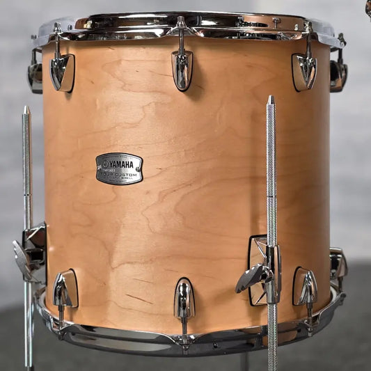 Used Yamaha Tour Custom Maple 4pc Drum Set w/20BD Butterscotch Satin - Good - Drum Center Of Portsmouth