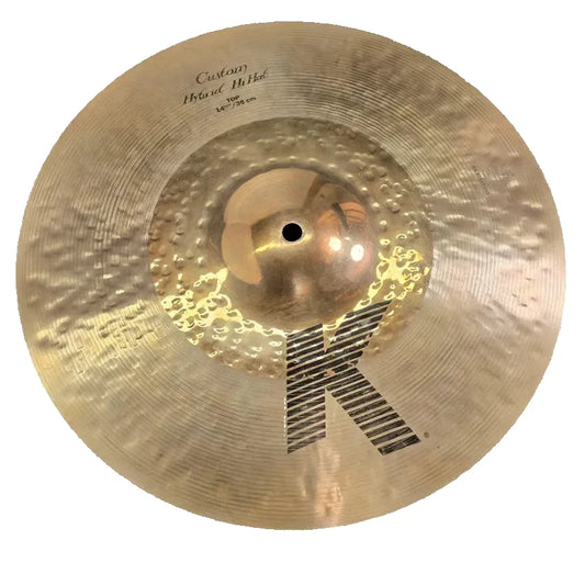 Used Zildjian K Hybrid Hi Hat Cymbals 14" - Very Good - Drum Center Of Portsmouth