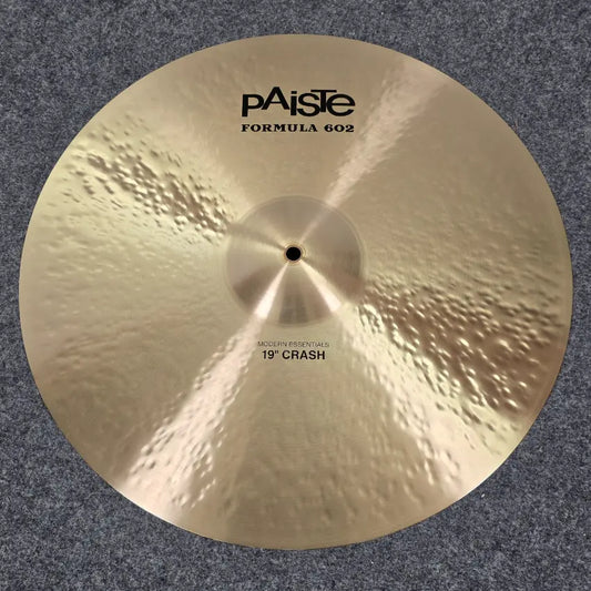 Used Paiste Formula 602 Modern Essentials Crash Cymbal 19" - Excellent - Drum Center Of Portsmouth