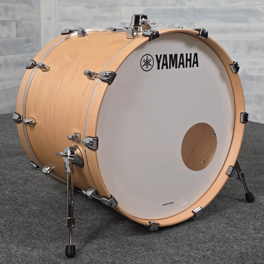 Used Yamaha Tour Custom Maple Bass Drum 22x16 Butterscotch Satin - Good - Drum Center Of Portsmouth