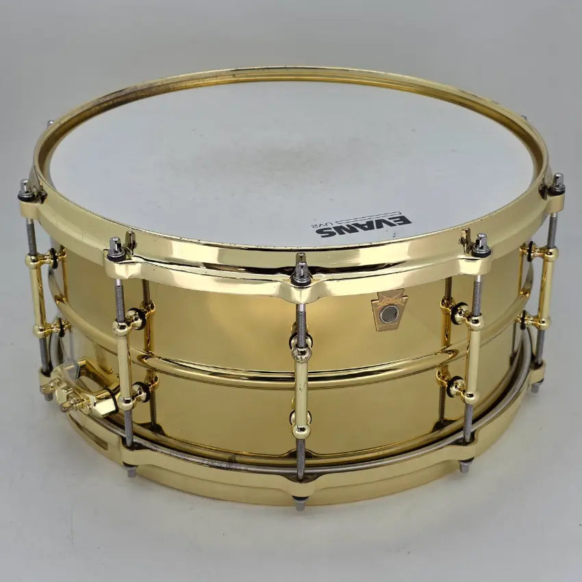 Used Ludwig Brass beauty - DCP Exclusive 14x6.5 - Good - Drum Center Of Portsmouth