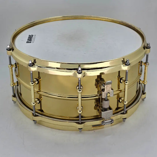 Used Ludwig Brass beauty - DCP Exclusive 14x6.5 - Good - Drum Center Of Portsmouth
