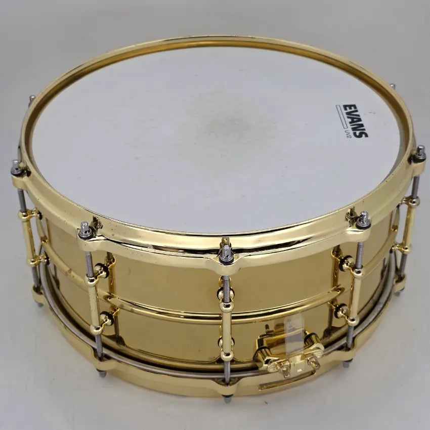 Used Ludwig Brass beauty - DCP Exclusive 14x6.5 - Good - Drum Center Of Portsmouth