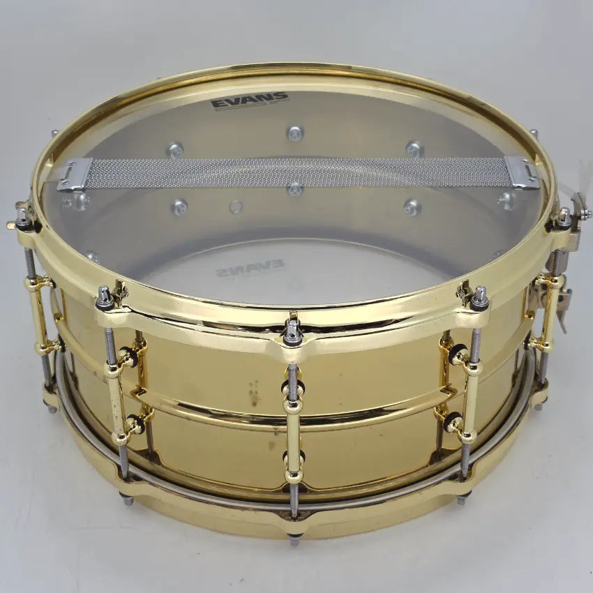 Used Ludwig Brass beauty - DCP Exclusive 14x6.5 - Good - Drum Center Of Portsmouth