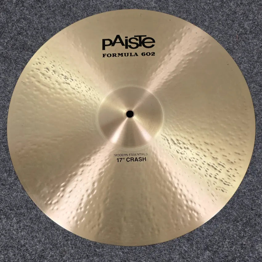 Used Paiste Formula 602 Modern Essentials Crash Cymbal 17" - Excellent - Drum Center Of Portsmouth