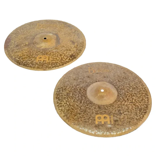 Used Meinl Byzance Extra Dry Medium Thin Hi Hat Cymbals 16" - Very Good - Drum Center Of Portsmouth