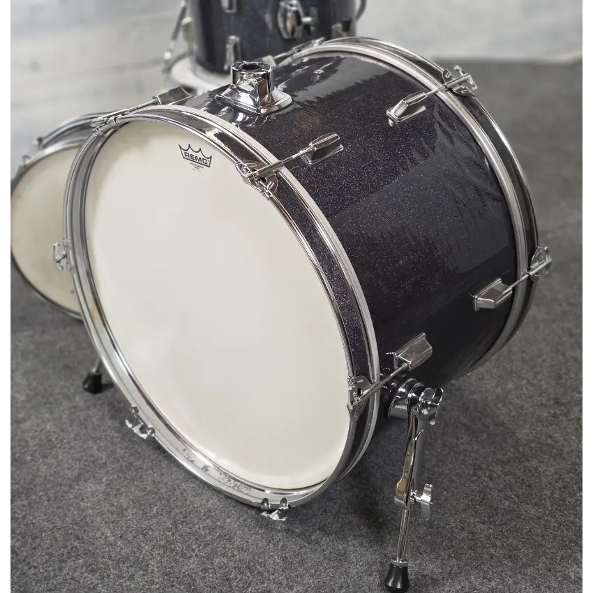 Used Misc MIJ 5pc Drum Set Grey Sparkle Wrap - Good - Drum Center Of Portsmouth