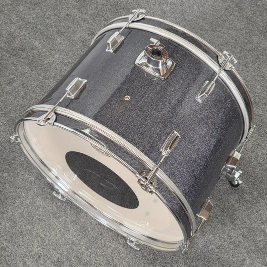 Used Misc MIJ 5pc Drum Set Grey Sparkle Wrap - Good - Drum Center Of Portsmouth