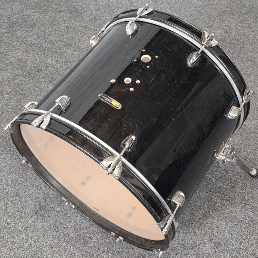 Used Sound Percussion 3pc Drum Set Black Wrap - Fair - Drum Center Of Portsmouth