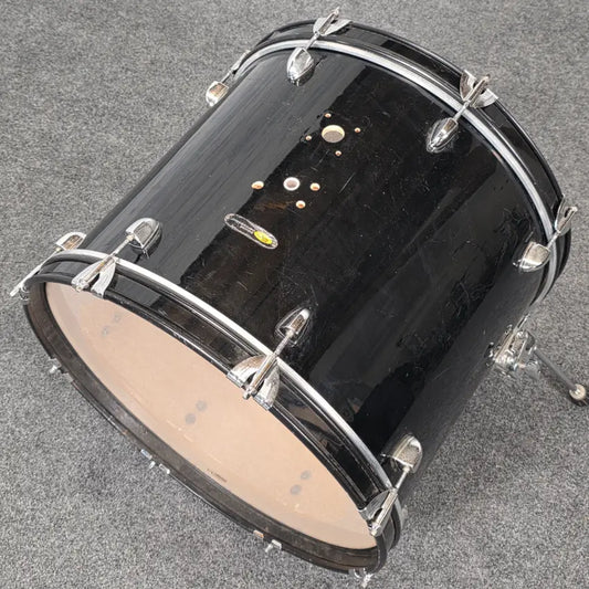 Used Sound Percussion 3pc Drum Set Black Wrap - Fair - Drum Center Of Portsmouth