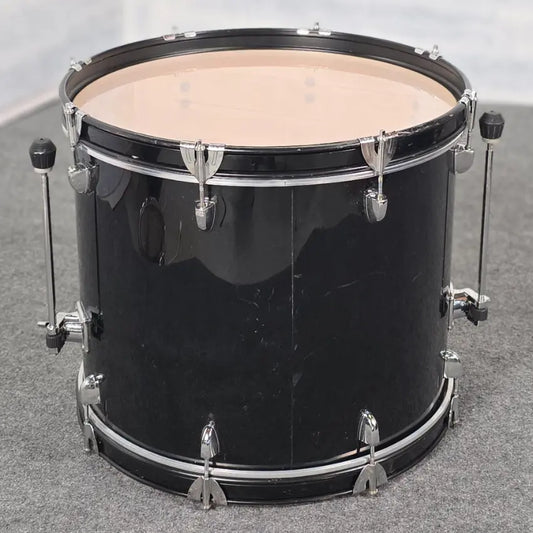 Used Sound Percussion 3pc Drum Set Black Wrap - Fair - Drum Center Of Portsmouth