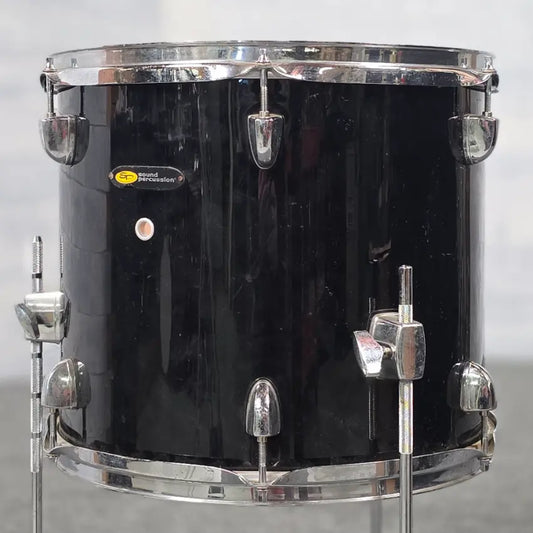 Used Sound Percussion 3pc Drum Set Black Wrap - Fair - Drum Center Of Portsmouth