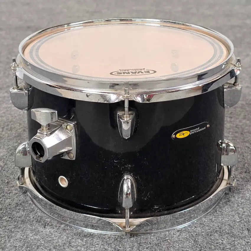 Used Sound Percussion 3pc Drum Set Black Wrap - Fair - Drum Center Of Portsmouth