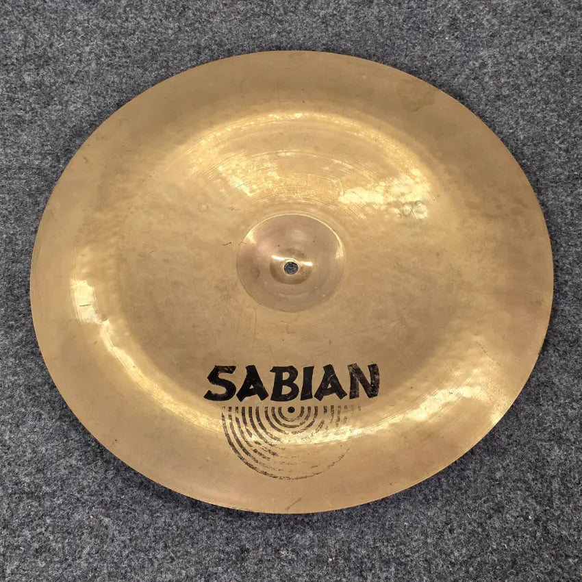 Used Sabian China Cymbal 18" Brilliant - Good - Drum Center Of Portsmouth