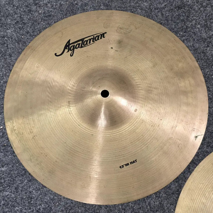 Used Agazarian Hi Hat Cymbals 13" - Good - Drum Center Of Portsmouth