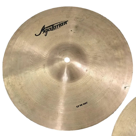 Used Agazarian Hi Hat Cymbals 13" - Good - Drum Center Of Portsmouth