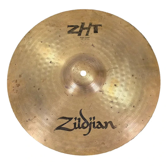 Used Zildjian ZHT Fast Crash Cymbal 14" - Fair - Drum Center Of Portsmouth
