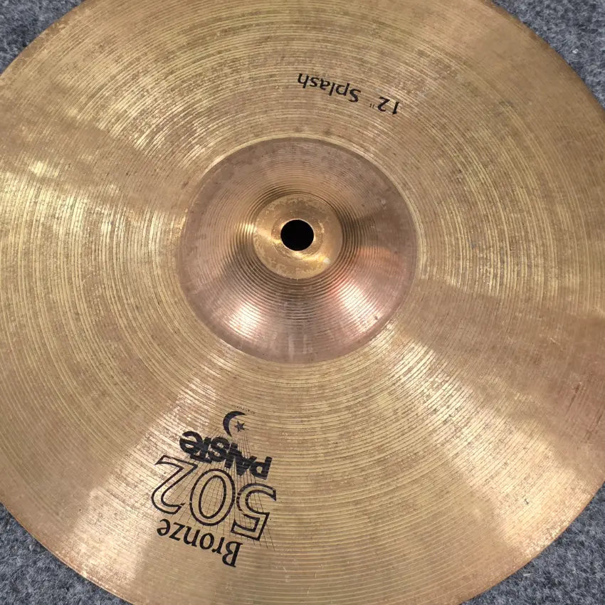 Used Paiste 502 Bronze Splash Cymbal 12 - Fair - Drum Center Of Portsmouth