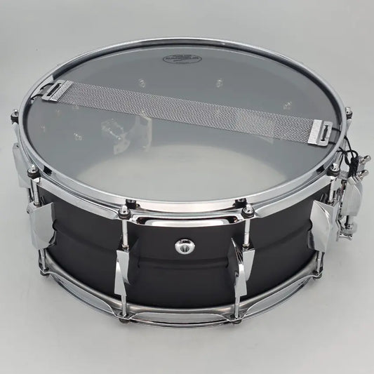 Used Canopus Aluminum Alloy Snare Drum 14x6 Satin Black - Very Good - Drum Center Of Portsmouth