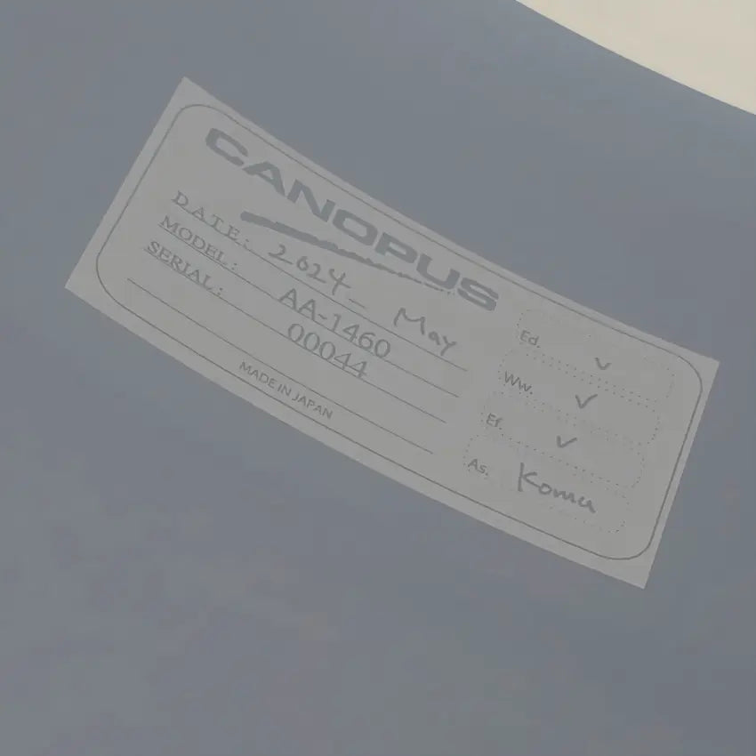 Used Canopus Aluminum Alloy Snare Drum 14x6 Satin Black - Very Good - Drum Center Of Portsmouth