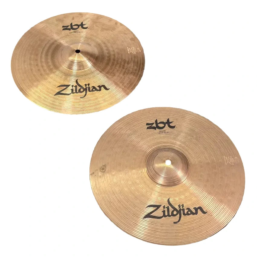 Used Zildjian ZBT Hi Hat Cymbals 14" - Good - Drum Center Of Portsmouth