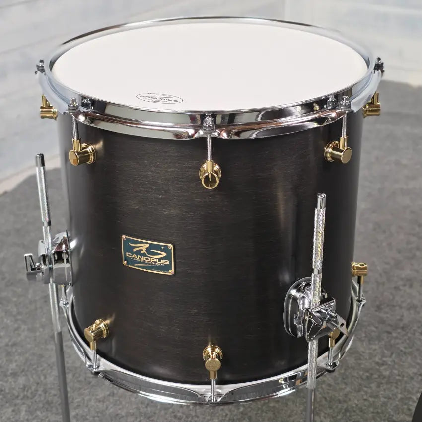 Canopus RFM 3pc Jazz Drum Set Charcoal Oil - Drum Center Of Portsmouth