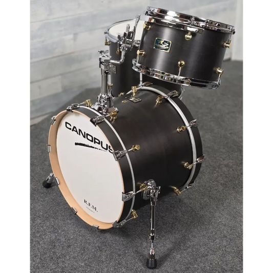 Canopus RFM 3pc Jazz Drum Set Charcoal Oil - Drum Center Of Portsmouth