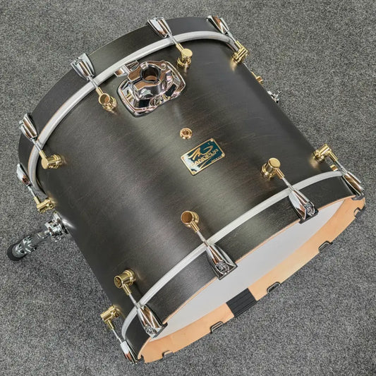 Canopus RFM 3pc Jazz Drum Set Charcoal Oil - Drum Center Of Portsmouth
