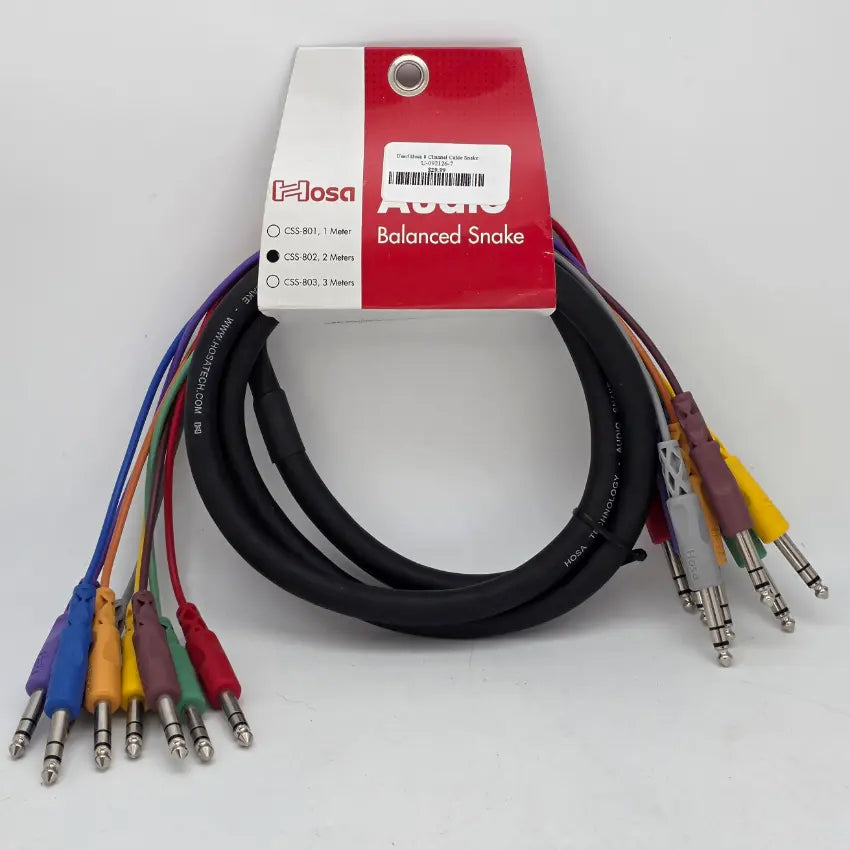 Used Hosa 8-Channel Cable Snake - Very Good - Drum Center Of Portsmouth