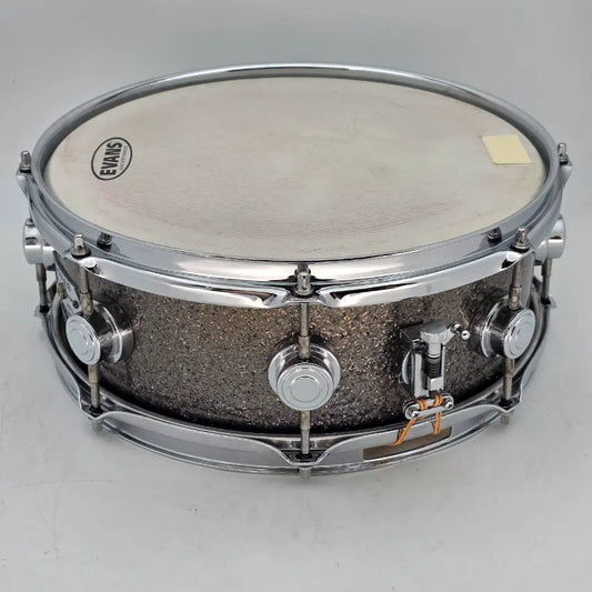 Used Noonan Maple Stave Snare Drum 13x5 Sparkle Lacquer - Very Good - Drum Center Of Portsmouth