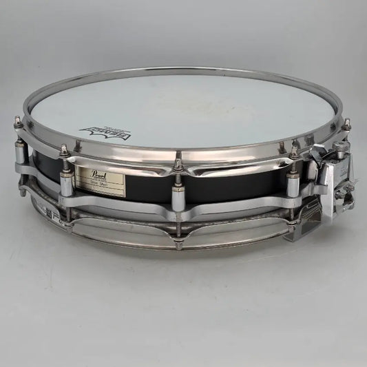 Used Pearl Free Floating Black Steel Piccolo Snare Drum 14x3.5 - Very Good - Drum Center Of Portsmouth