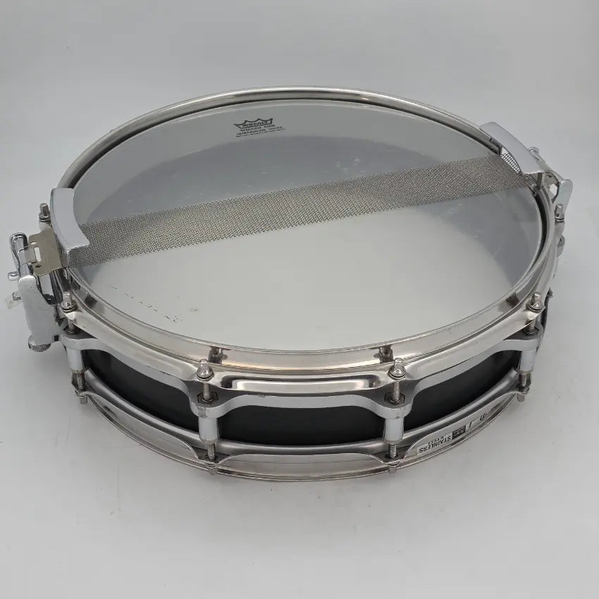 Used Pearl Free Floating Black Steel Piccolo Snare Drum 14x3.5 - Very Good - Drum Center Of Portsmouth