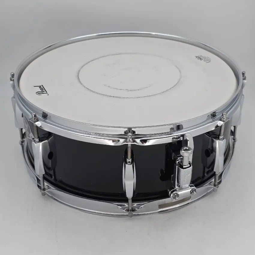 Used Pearl Export Snare Drum 14x5.5 Jet Black - Very Good - Drum Center Of Portsmouth