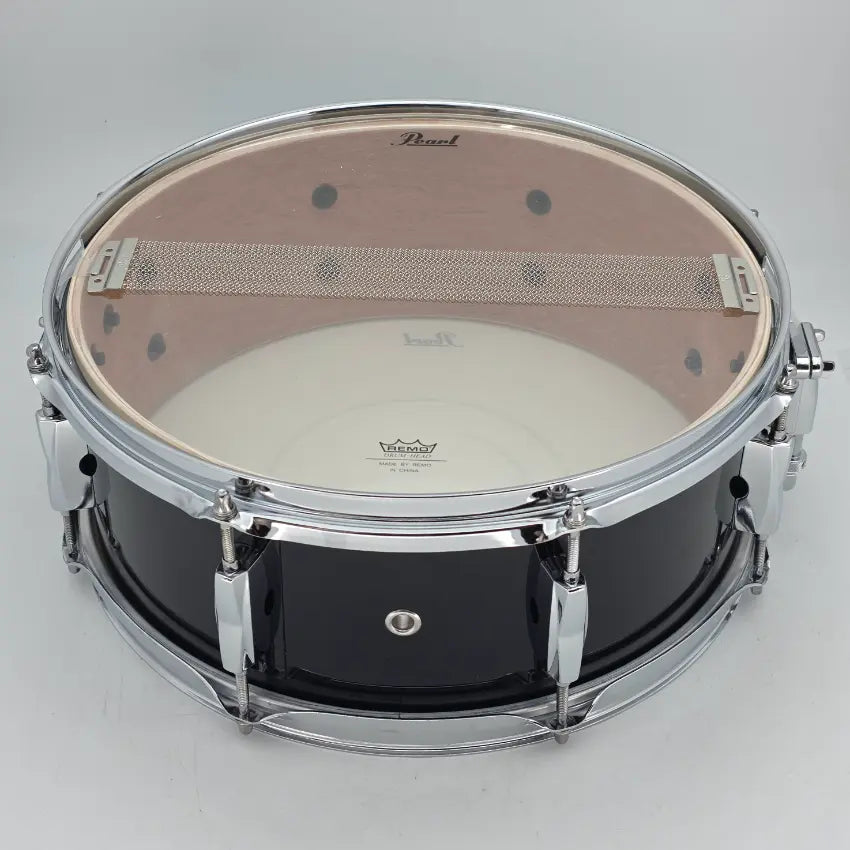Used Pearl Export Snare Drum 14x5.5 Jet Black - Very Good - Drum Center Of Portsmouth