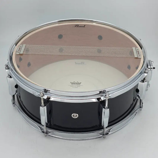 Used Pearl Export Snare Drum 14x5.5 Jet Black - Very Good - Drum Center Of Portsmouth
