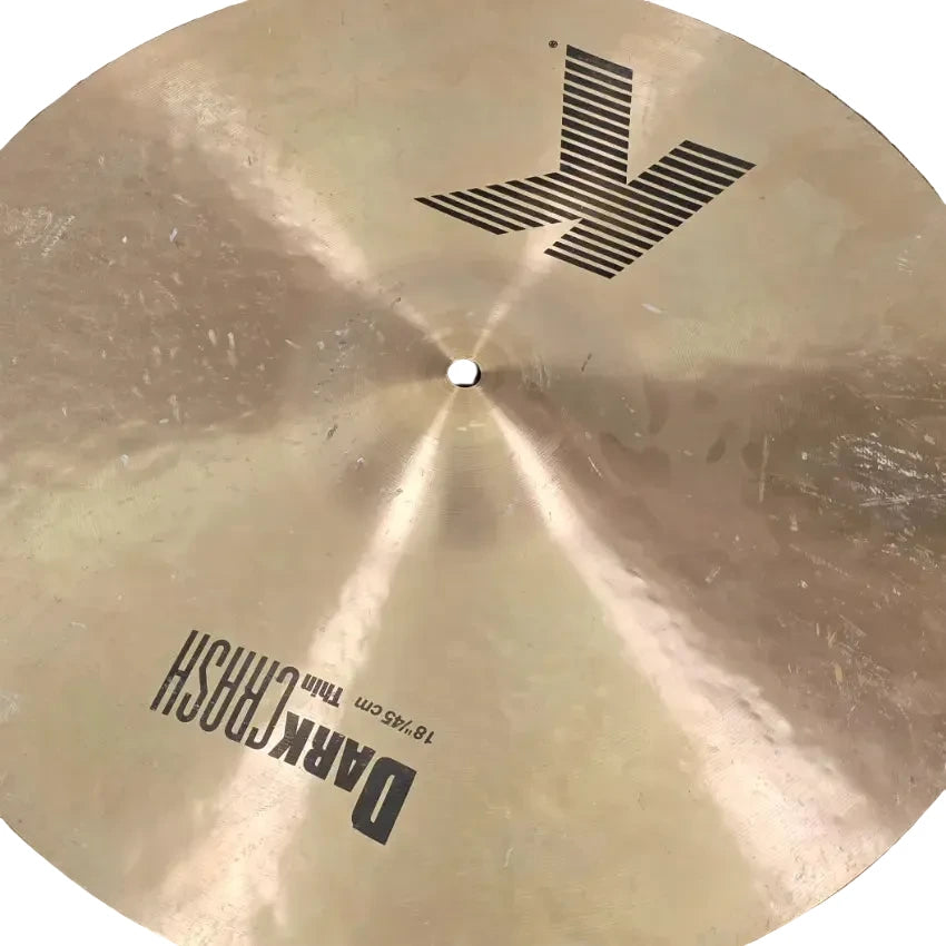 Used Zildjian K Dark Thin Crash Cymbal 18" - Good - Drum Center Of Portsmouth