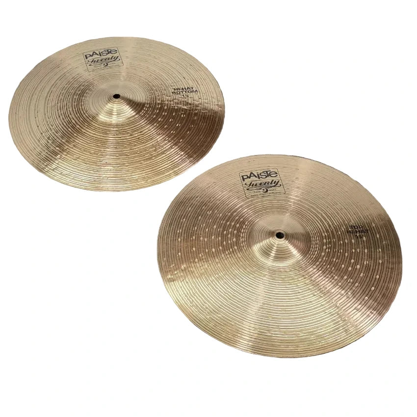 Used Paiste Twenty Hi Hat Cymbals 15" - Good - Drum Center Of Portsmouth