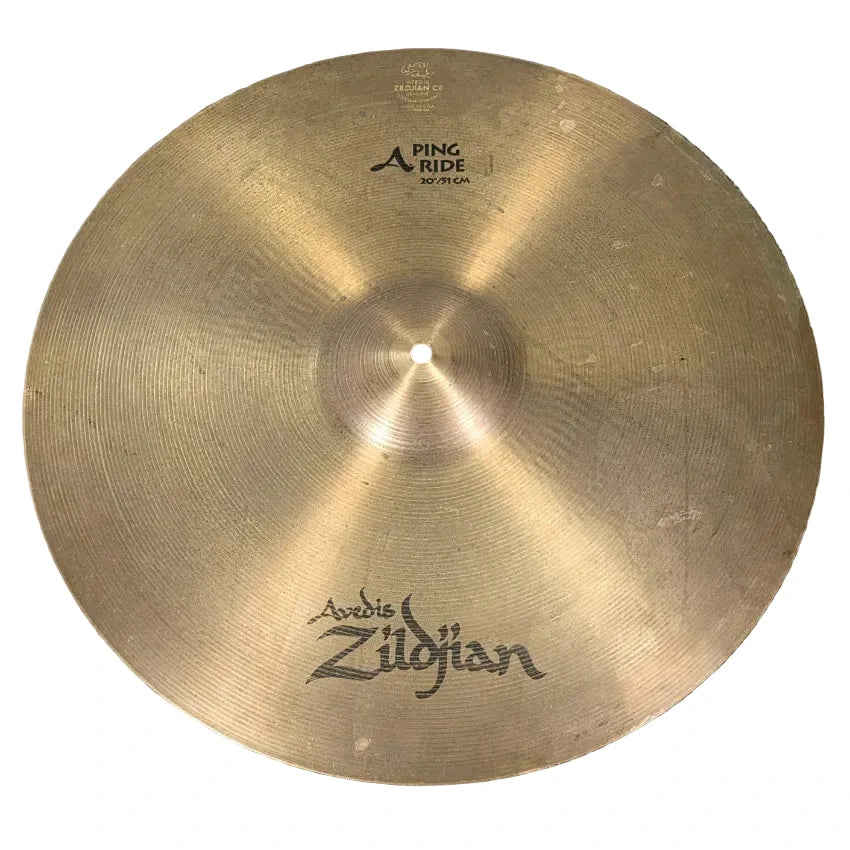 Used Zildjian A Ping Ride Cymbal 20" - Good - Drum Center Of Portsmouth