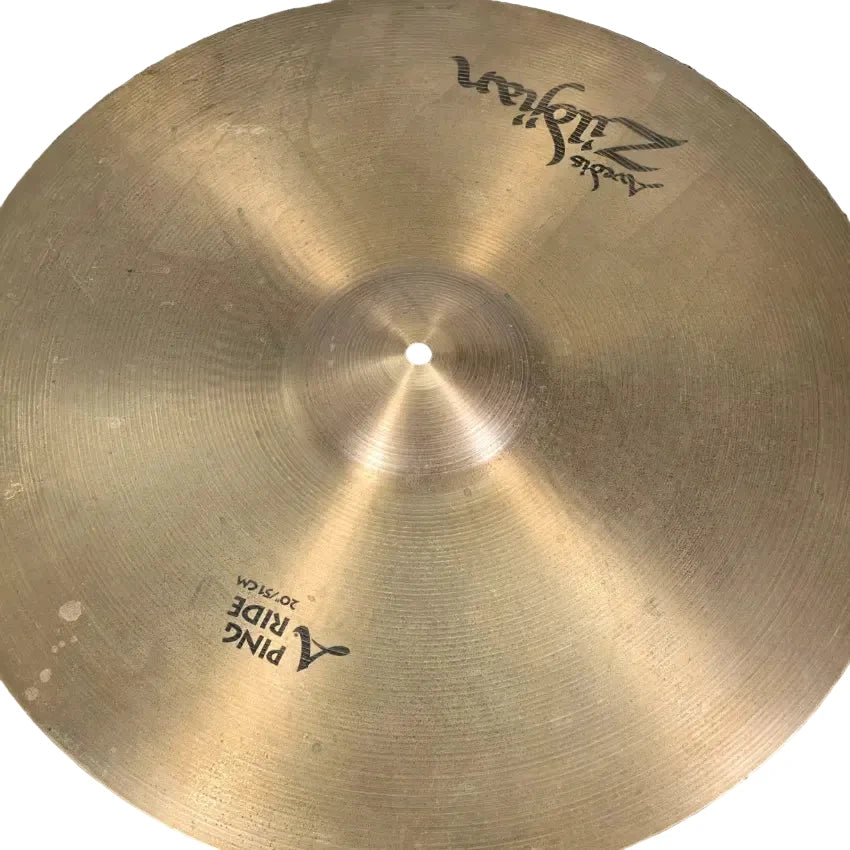 Used Zildjian A Ping Ride Cymbal 20" - Good - Drum Center Of Portsmouth