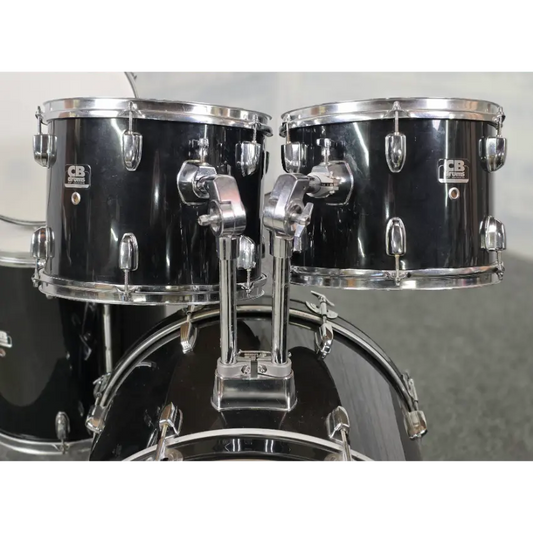 Used CB 5pc Drum Set Jet Black - Good - Drum Center Of Portsmouth