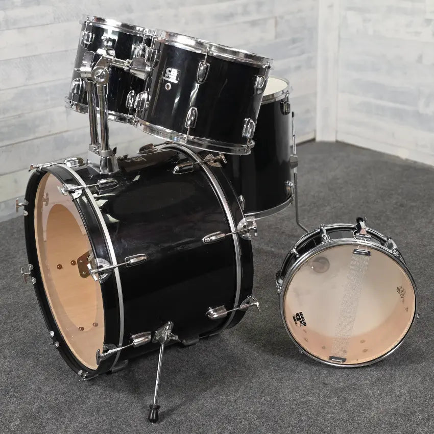 Used CB 5pc Drum Set Jet Black - Good - Drum Center Of Portsmouth