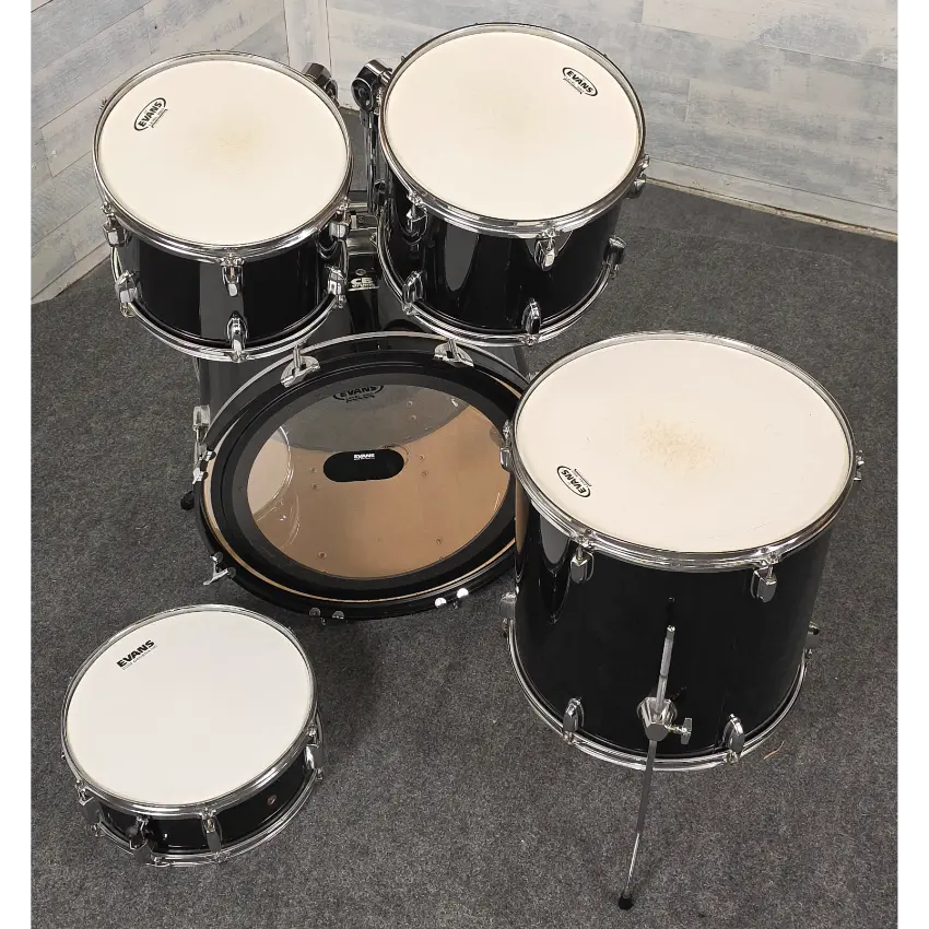 Used CB 5pc Drum Set Jet Black - Good - Drum Center Of Portsmouth