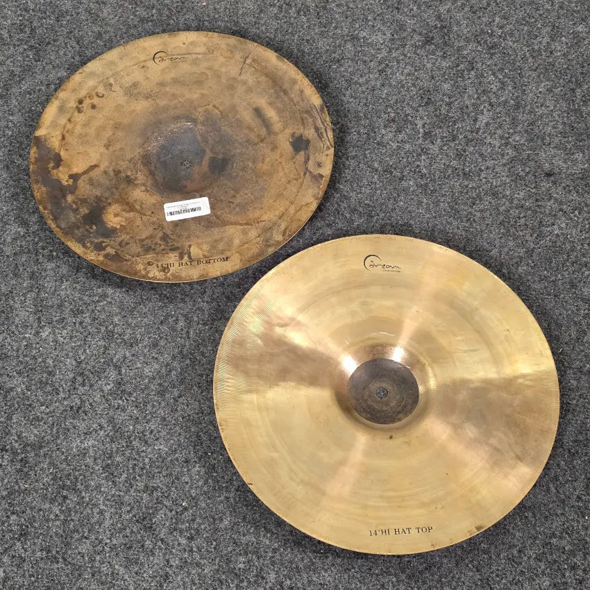 Used Dream Energy Hi Hat Cymbals 14" - Good - Drum Center Of Portsmouth