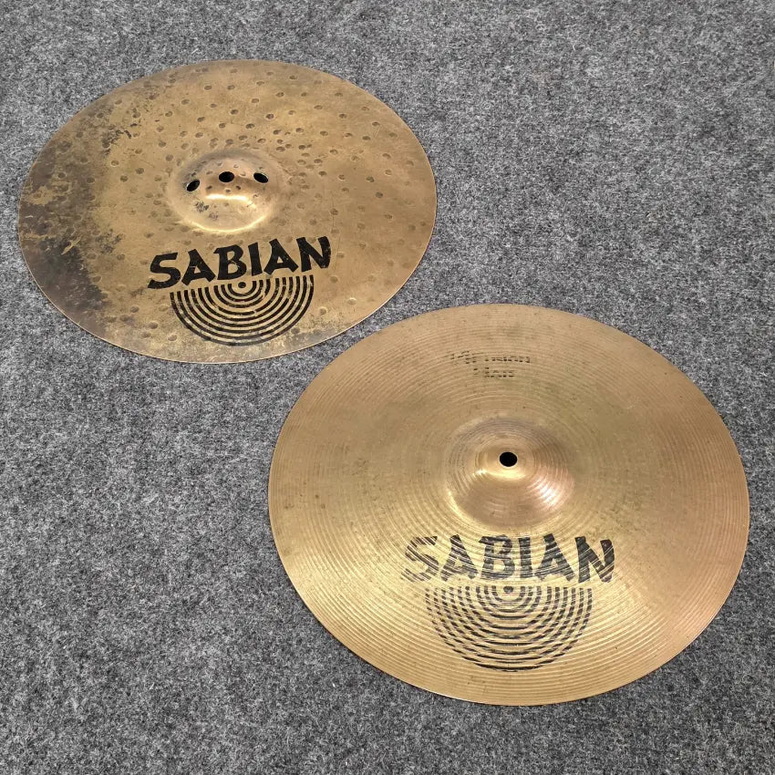 Used Sabian AA Fusion Hi Hat Cymbals 14" - Good - Drum Center Of Portsmouth